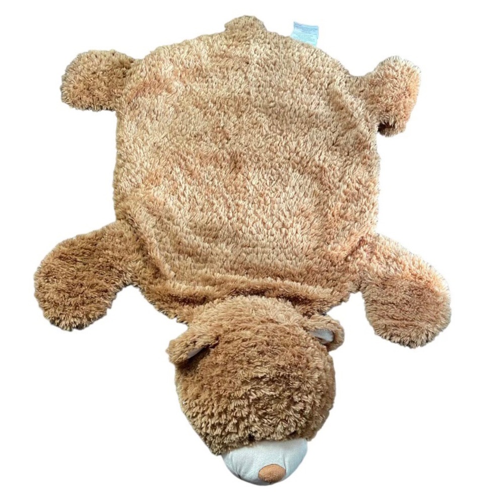 8”x 45” x 48” Faux Fur Brown Bear Plush Area Rug Goffa International Corp Kids
